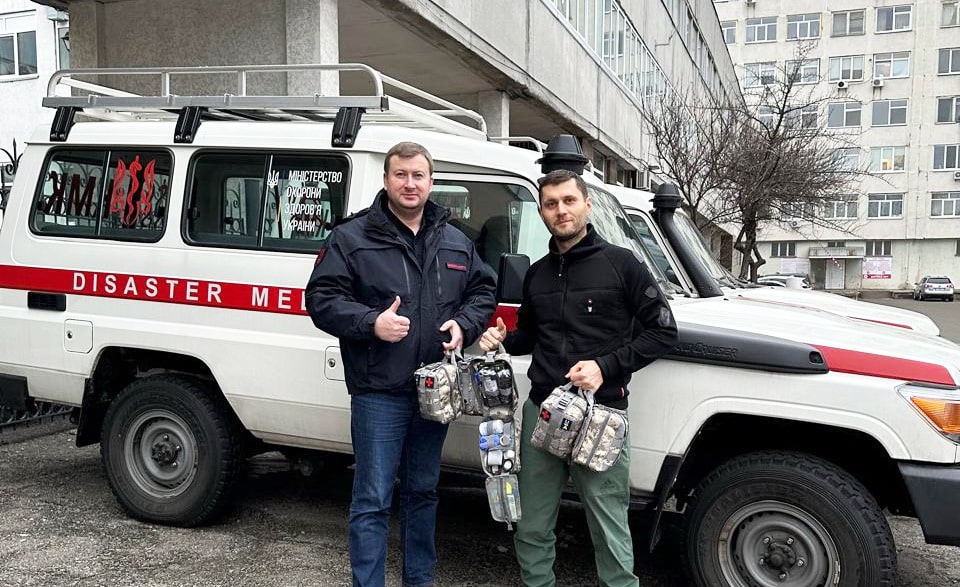 Дякуємо UA 105 за надані аптечки
